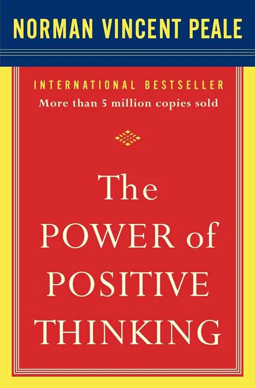 Book cover of The Power of Positive Thinking by Norman Vincent Peale.