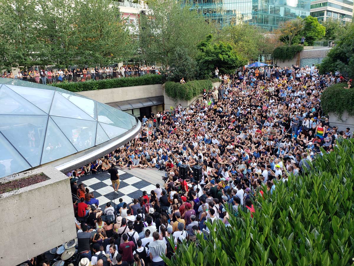 Dance Show at Robson Square.