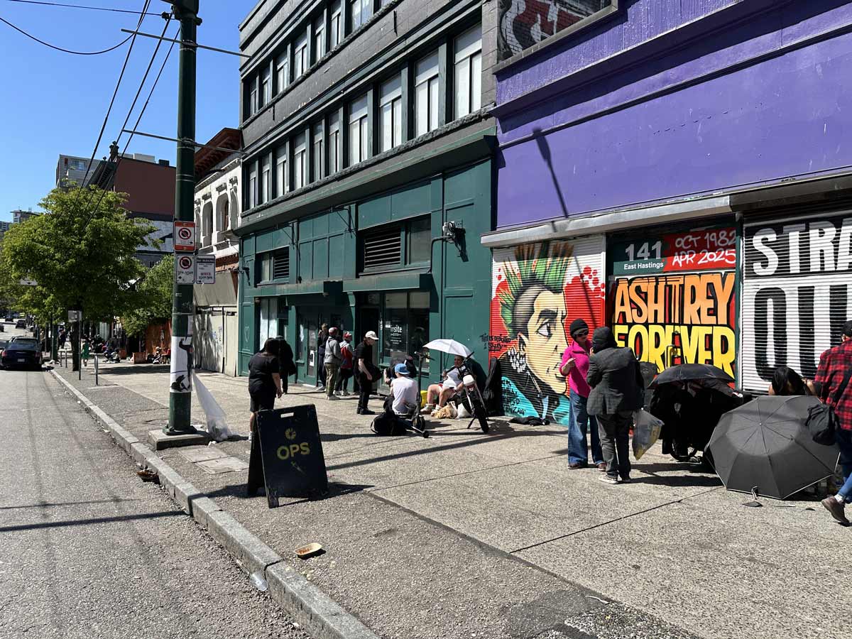 People on East Hastings near Chinatown, Vancouver.
