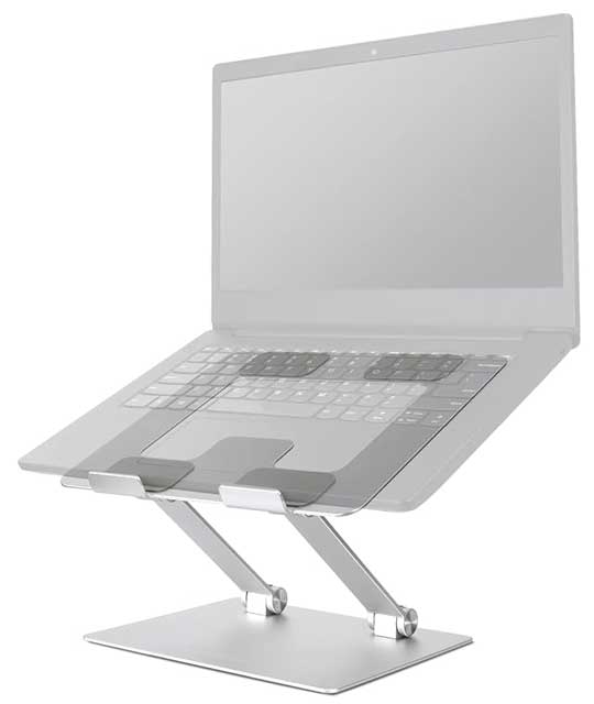 Amazon Basics Ergonomic and Foldable Laptop Stand for Desk