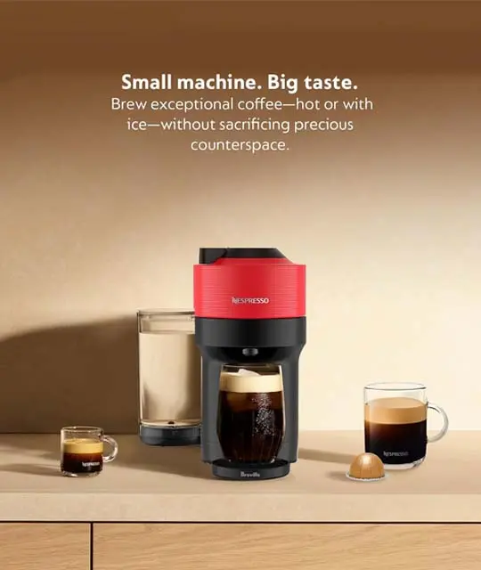Nespresso Vertuo Pop+ Coffee Maker Review: Spicy Red
