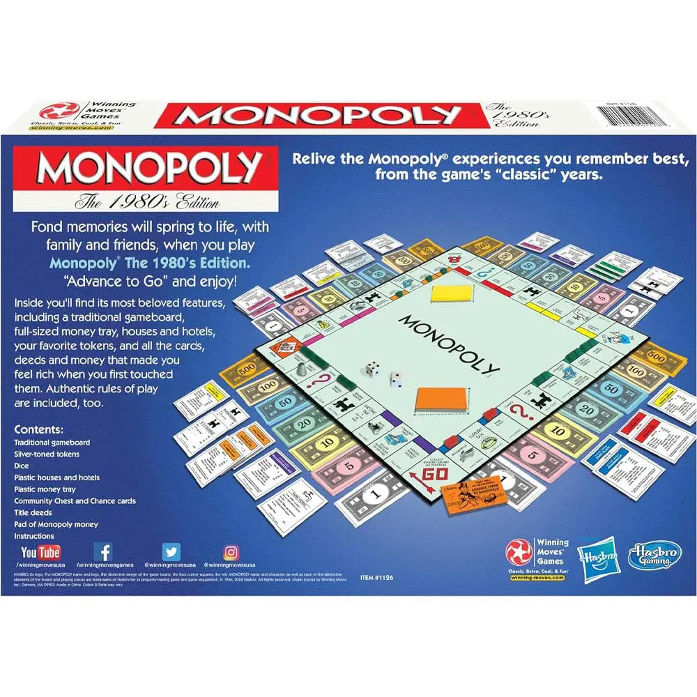 Winning Moves Monopoly Board Game The Classic Edition