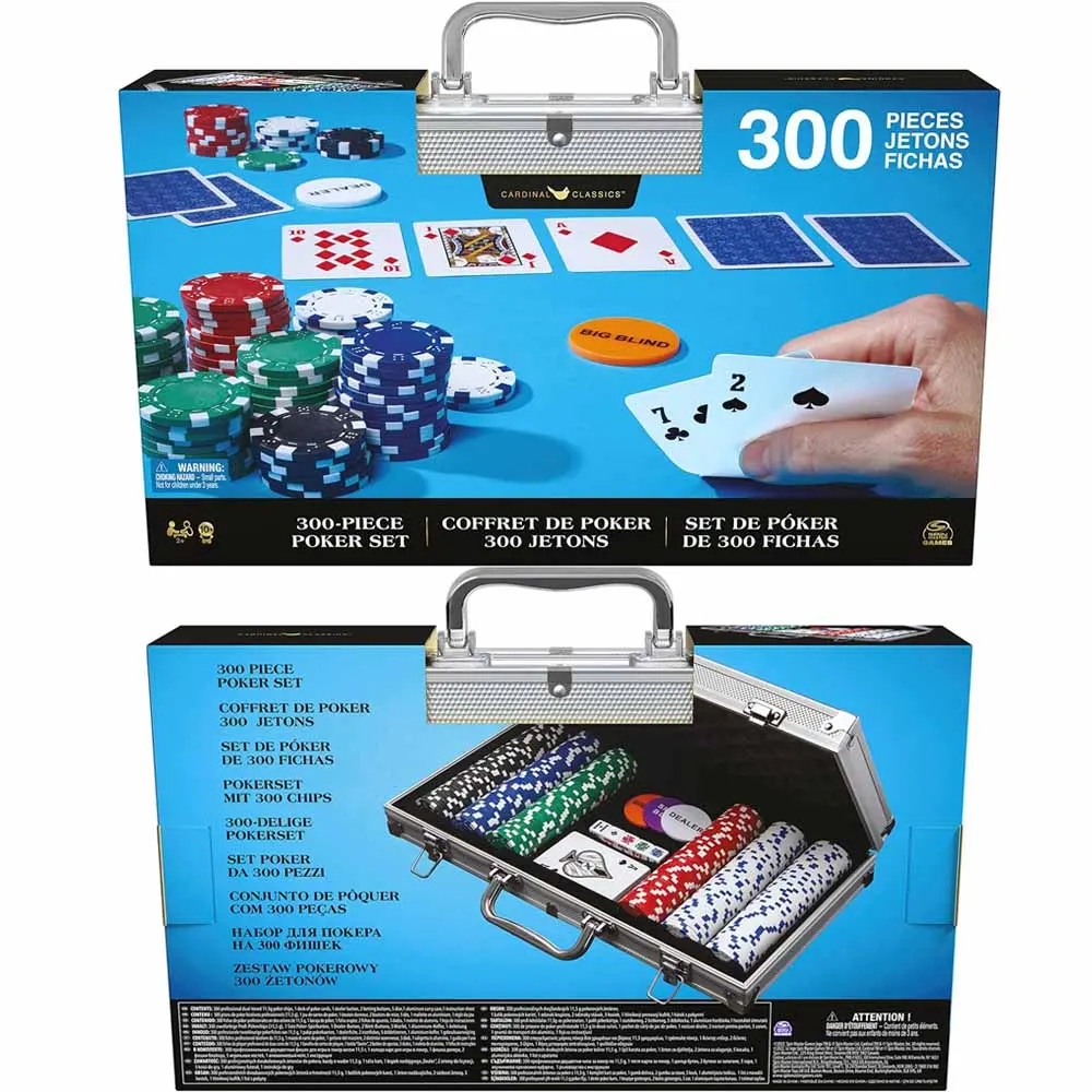 Cardinal Classics 300-Piece Poker Set with Carrying Case