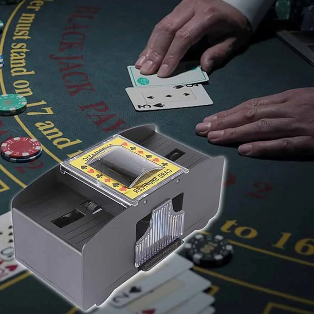 YHANNI Portable Electric Card Shuffler for Game Nights
