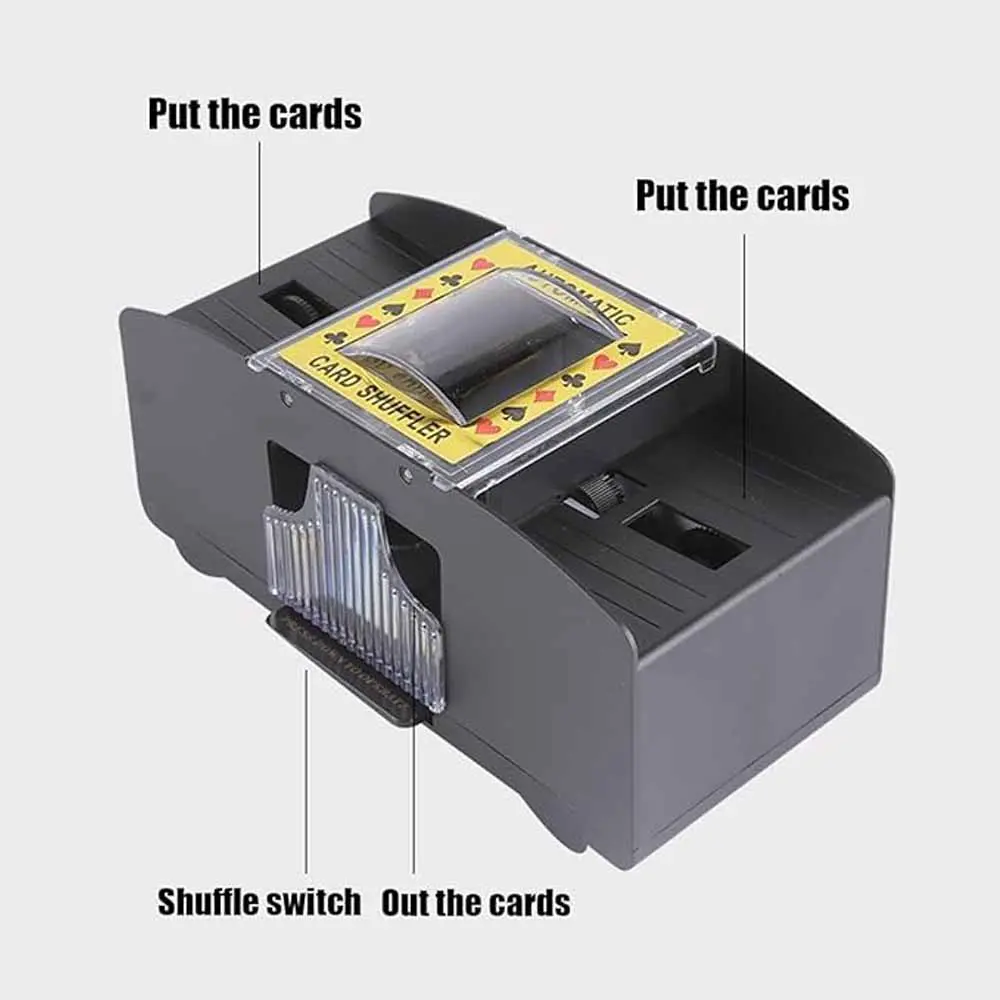 YHANNI Portable Electric Card Shuffler for Game Nights