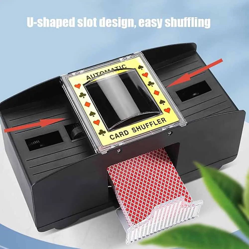 YHANNI Portable Electric Card Shuffler for Game Nights