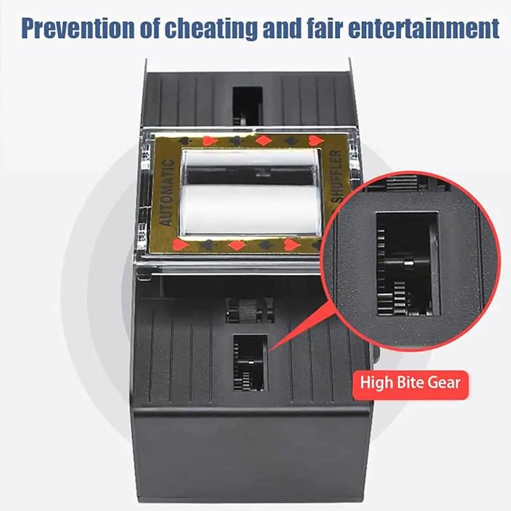 YHANNI Portable Electric Card Shuffler for Game Nights